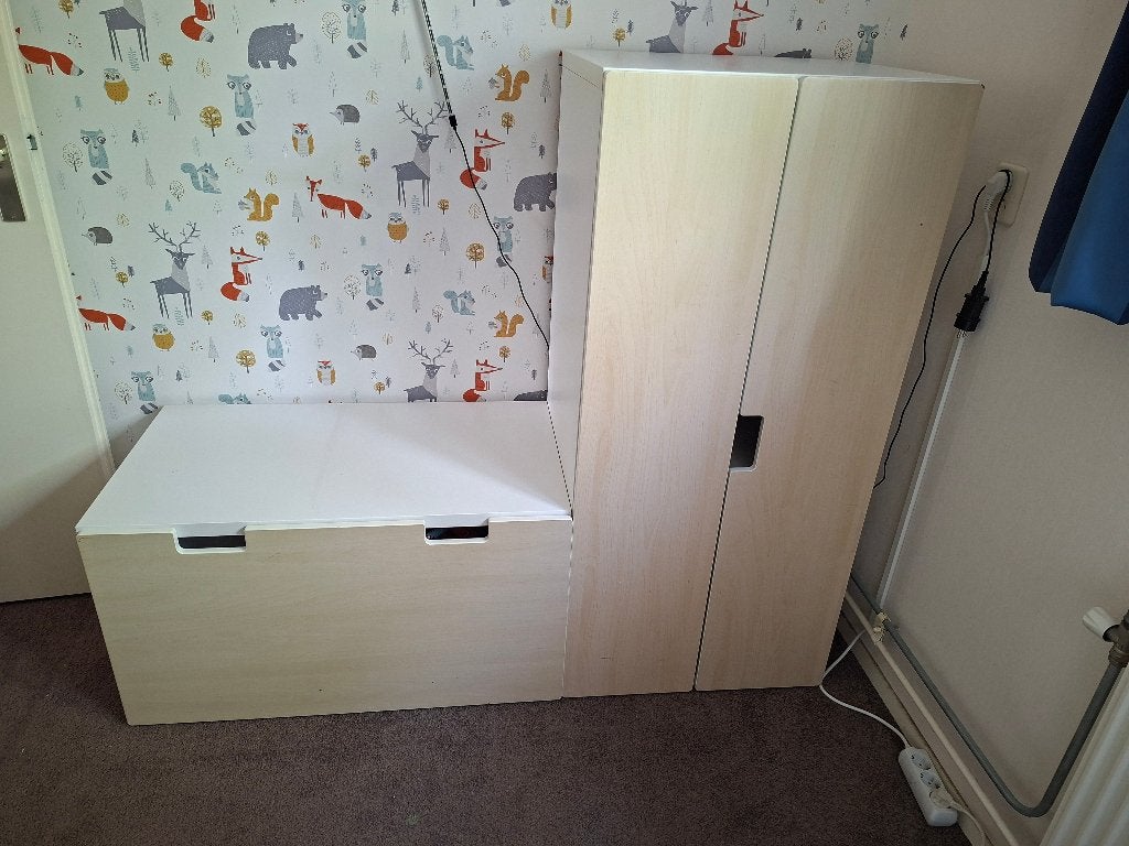 Speelgoedkist stuva Ikea, Kinderen en Baby's, Gebruikt, Kast, 75 tot 100 cm, Minder dan 50 cm