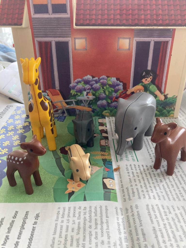 Playmobil 123 boerderij dieren, Kinderen en Baby's, Speelgoed | Playmobil, Ophalen of Verzenden, Gebruikt