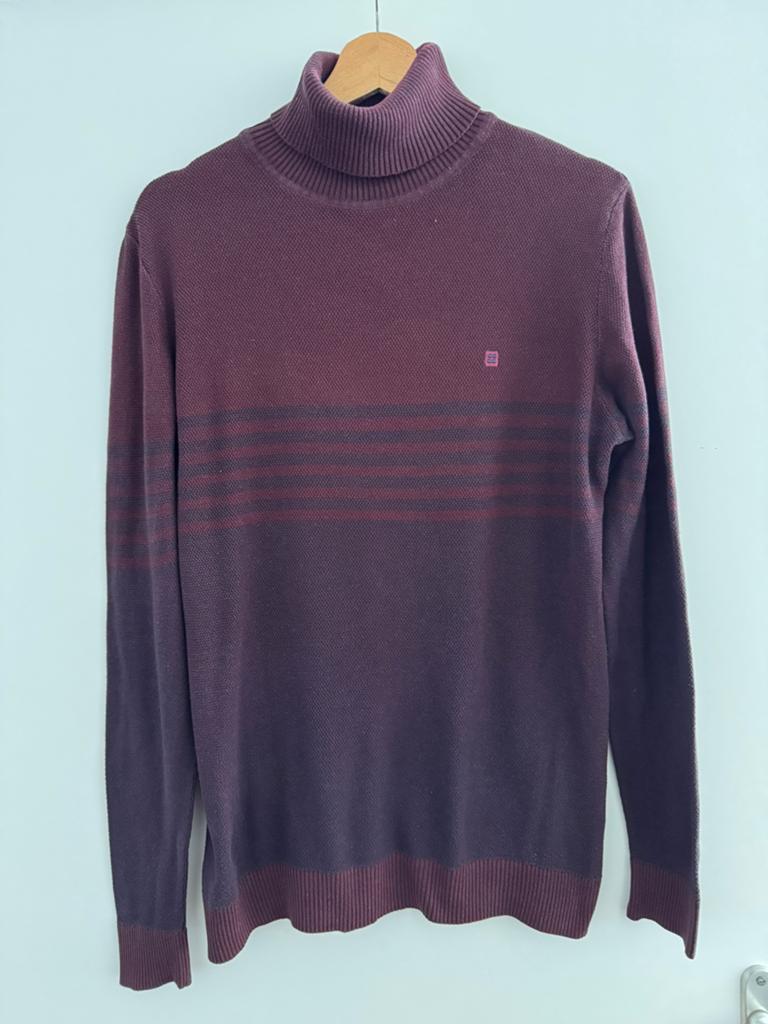 Mooie Coltrui Heren Bordeauxrood met strepen, Ophalen of Verzenden, Zo goed als nieuw, Maat 52/54 (L), Overige kleuren
