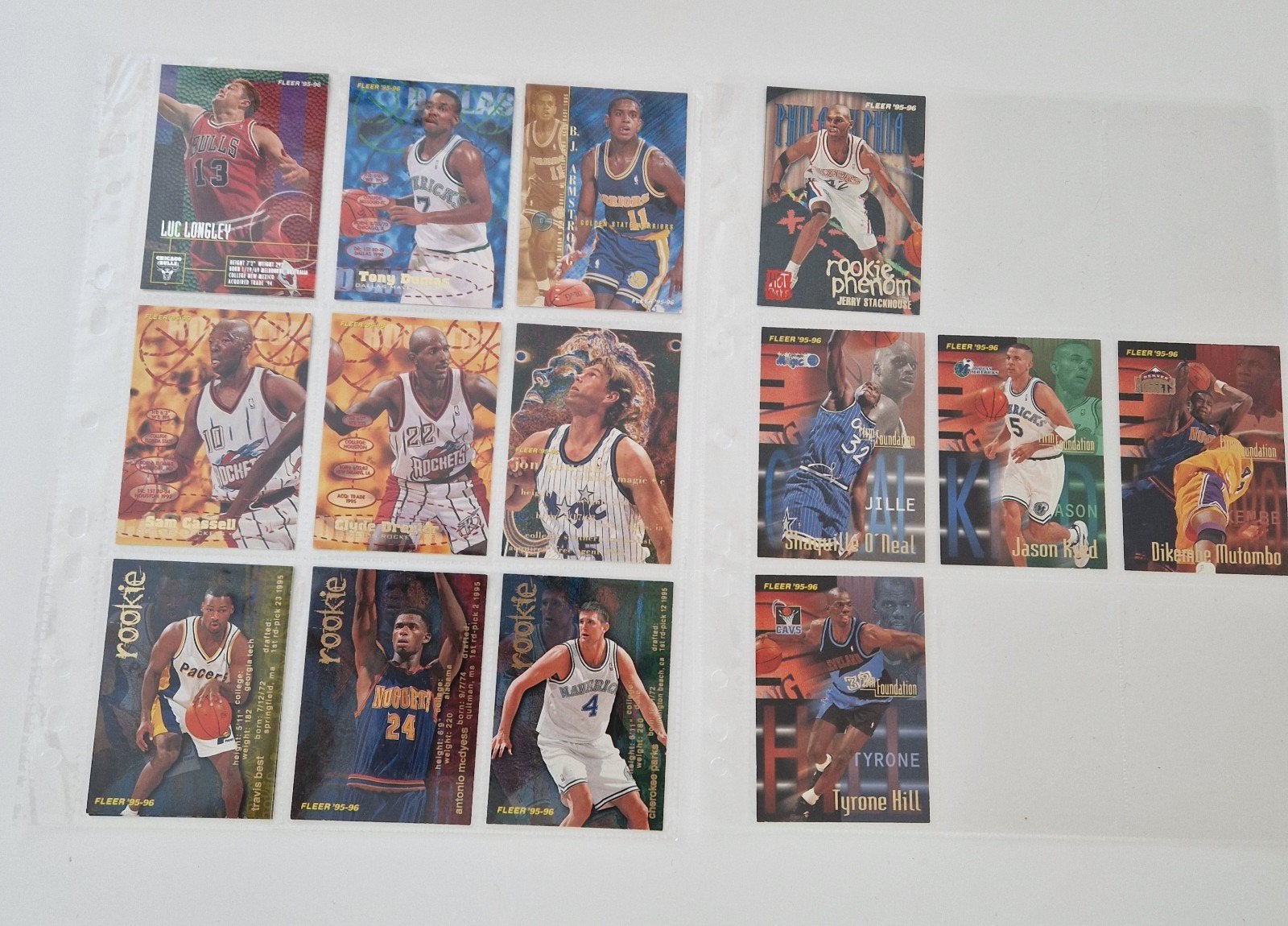 Partij NBA Basketbalcards 95/96/97 +mini cards Collectorsc, Ophalen of Verzenden, Meerdere plaatjes