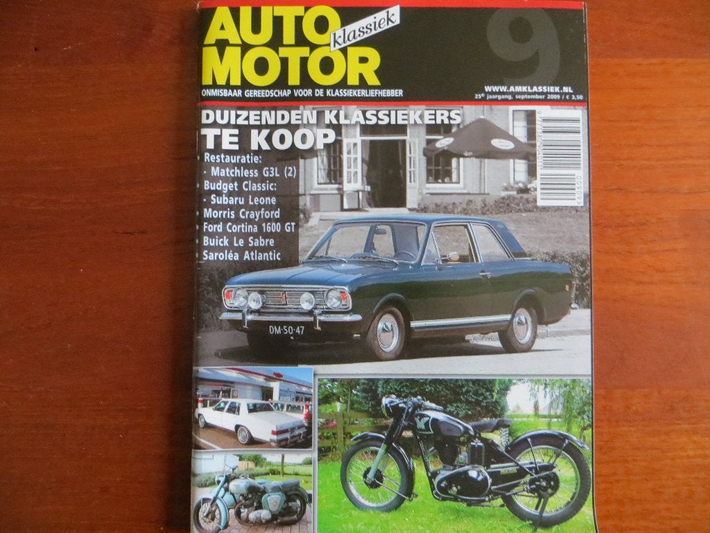 Auto Motor Klassiek nr. 9, 2009 Ford Cortina, Buick Le Sabre, Ophalen of Verzenden, Nieuw, Ford