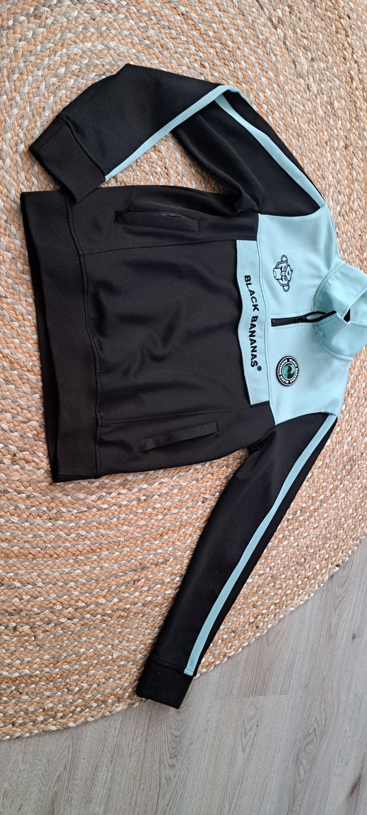 Black Bananas  trui tracktop Heren maat M, Ophalen of Verzenden, Zo goed als nieuw, Maat 48/50 (M), Zwart