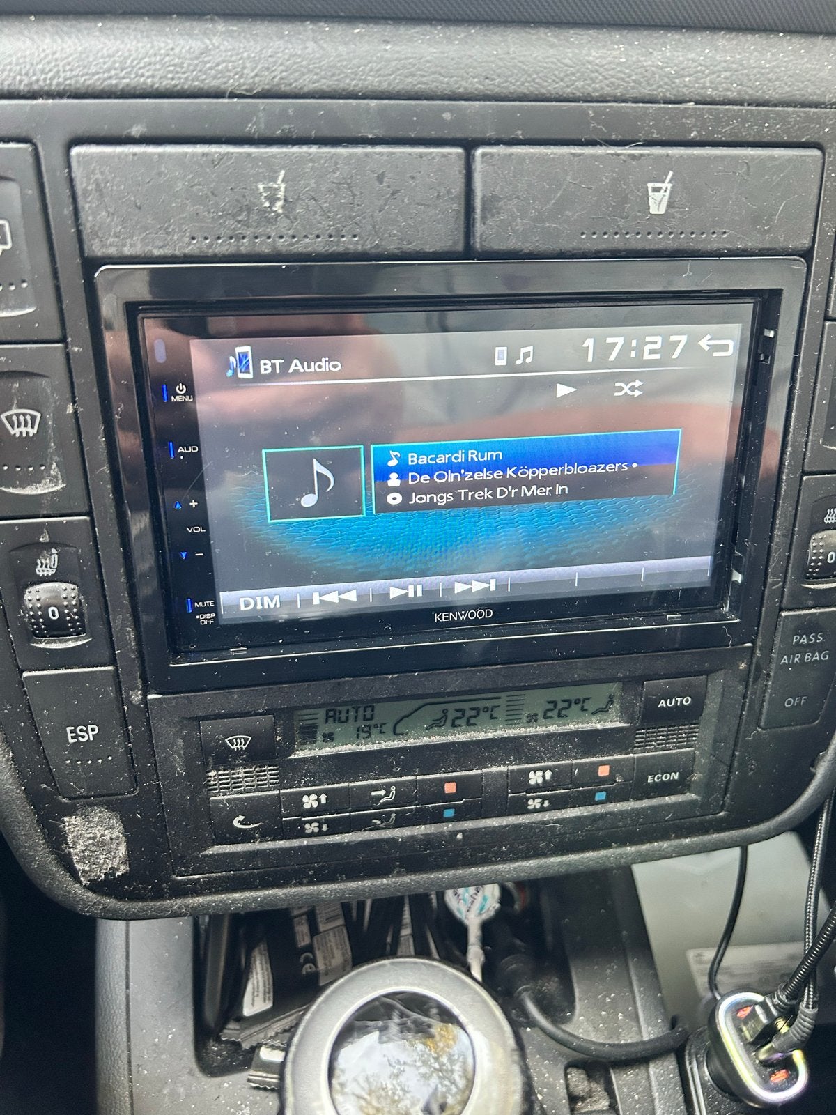 Kenwood DMX120BT autoradio met microfoon, Ophalen, Gebruikt
