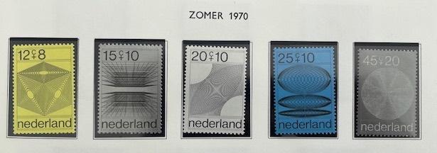 1970 Postfris 5x Zomerzegels NVPH 965#969, Ophalen of Verzenden, Na 1940, Postfris