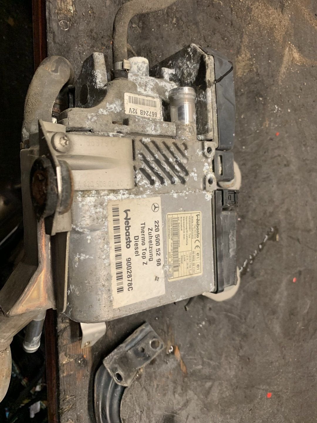 Mercedes-Benz S-Klasse W220 webasto standkachel, Gebruikt, -, Ophalen of Verzenden, -