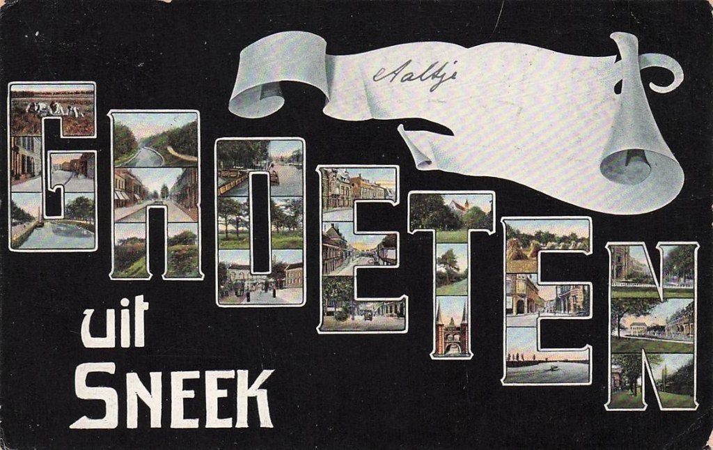703-360-027 Sneek, Verzenden, Voor 1920, Friesland
