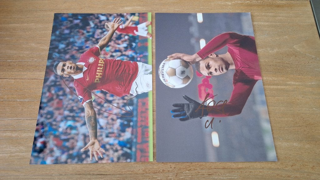 Foto 20x30 cm met handtekening; Jurgen Locadia # PSV, Ophalen of Verzenden, Nieuw, PSV, Overige typen