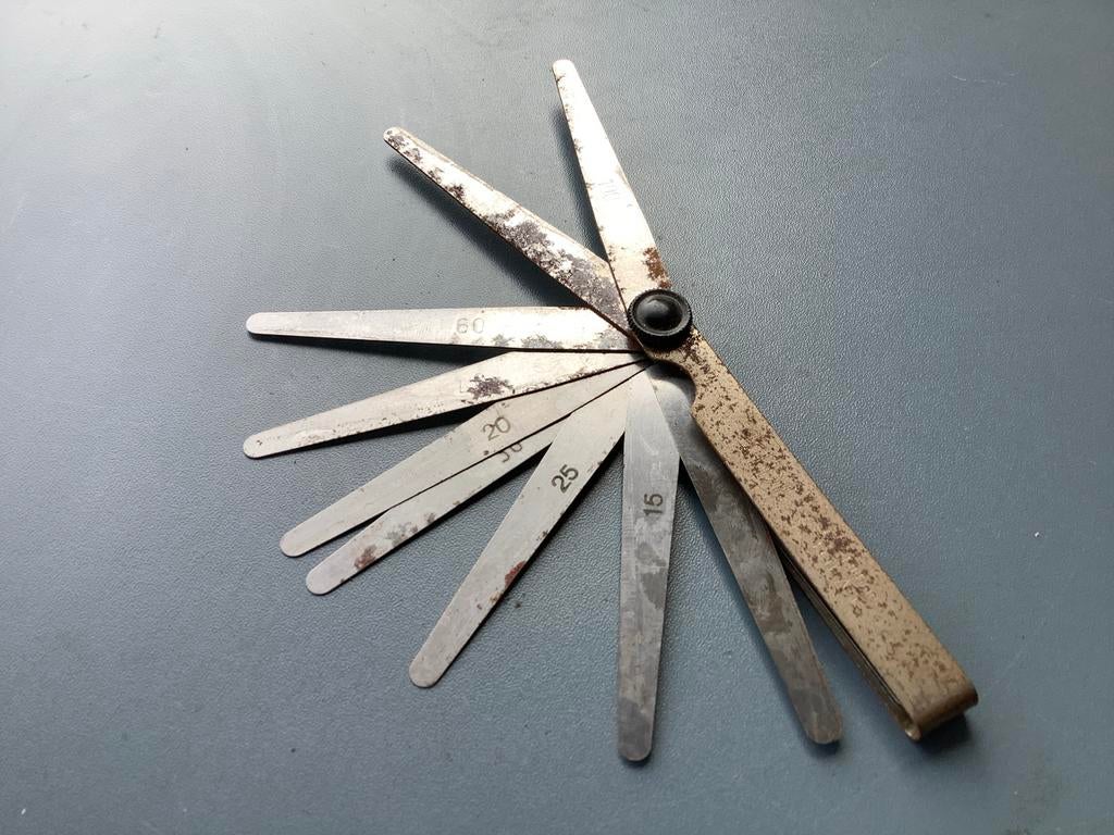 Voelermaat / Fühlerlehre - Diverse Maten, Verzenden, Gebruikt