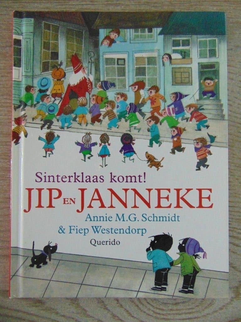 Jip en Janneke Sinterklaas komt! - hardcover boek Schmidt, Boeken, Fictie algemeen, Jongen of Meisje, Ophalen of Verzenden, Zo goed als nieuw