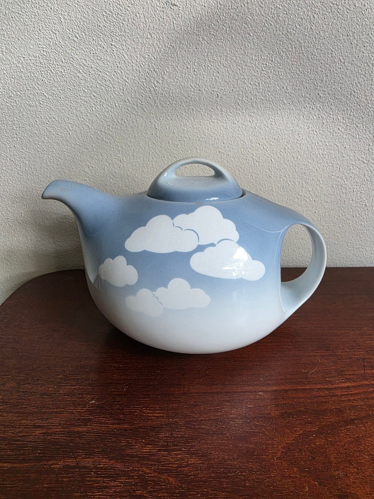 Vintage Theepot Seltmann Weiden wolken blauw wit, Overige typen, Ophalen of Verzenden, Zo goed als nieuw, Overige stijlen