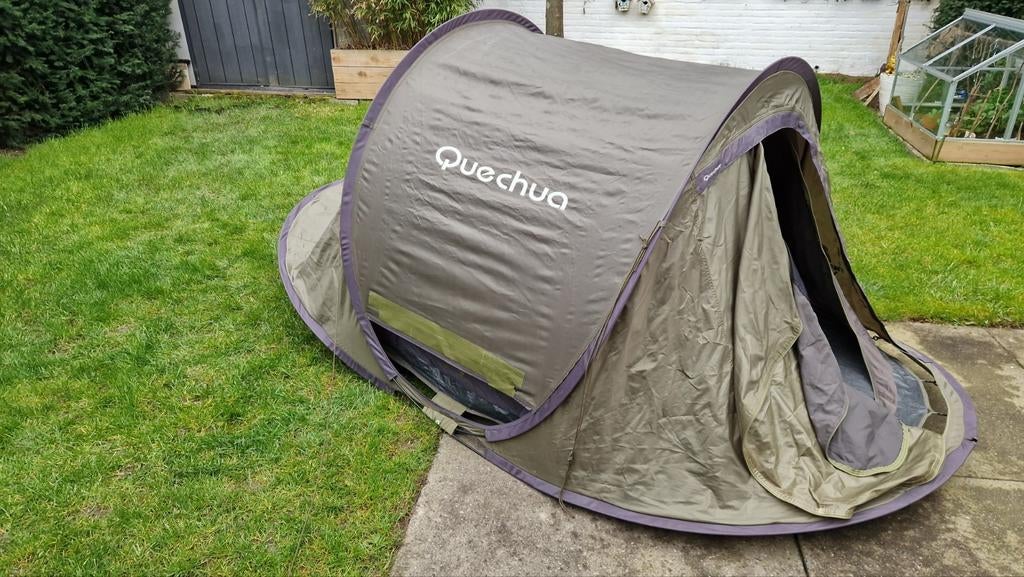 2 persoons tent  2seconden, Caravans en Kamperen, Ophalen of Verzenden, Tot en met 2