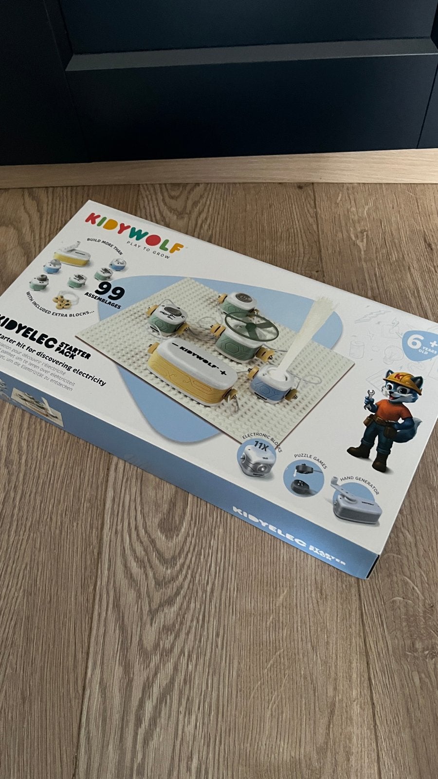 KIDYWOLF KIDYELEC STARTER Educatieve Elektriciteitsset, Ophalen of Verzenden, Nieuw, Elektronica, Met licht