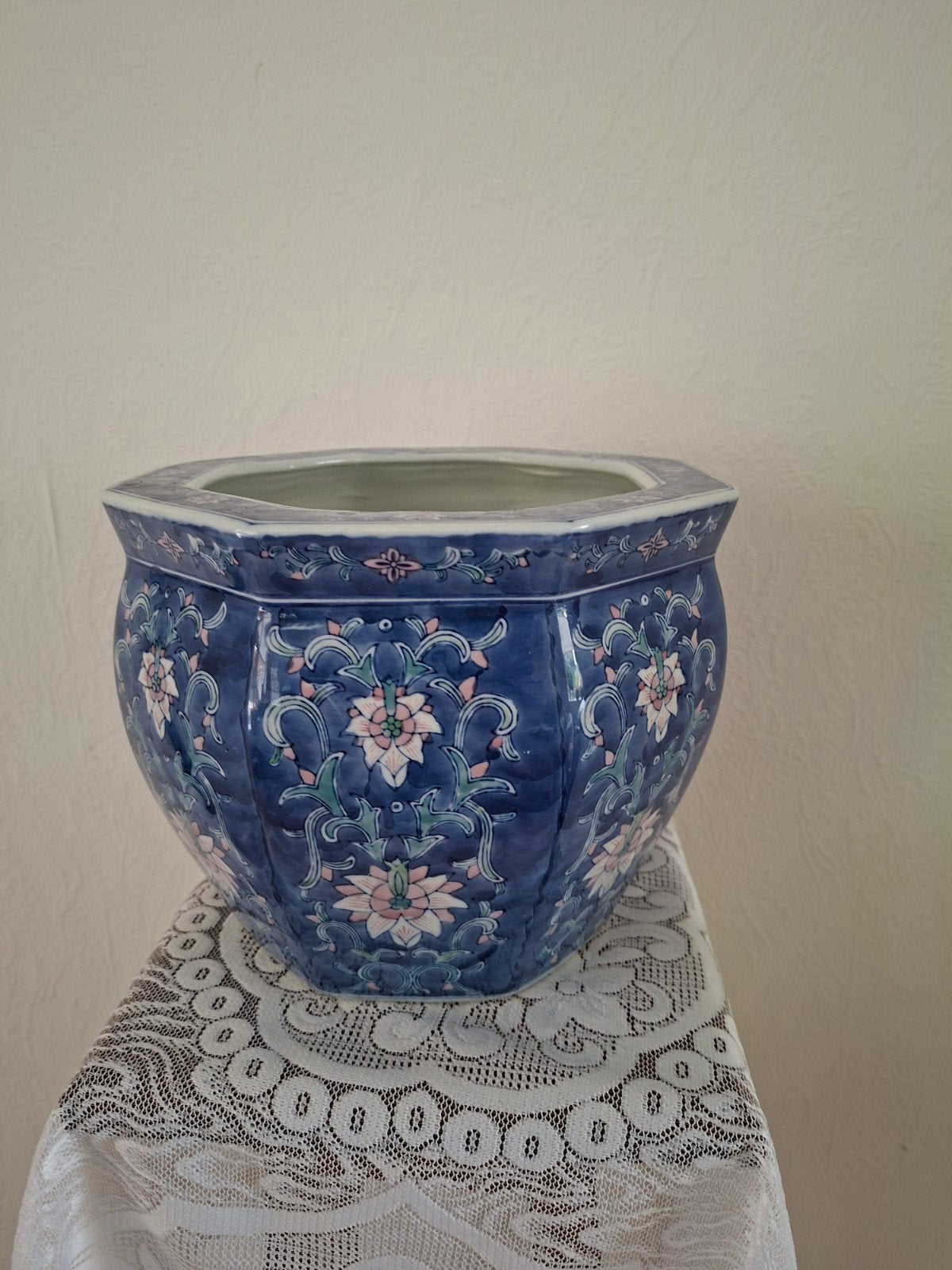 Oud Chinese bloempot, 20 cm hoog, Antiek en Kunst, Ophalen