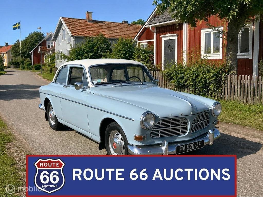 Volvo Amazon | 1965 | Route 66 Auctions, Auto's, Oldtimers, Overige carrosserieën, Zwart, Bedrijf, Handgeschakeld