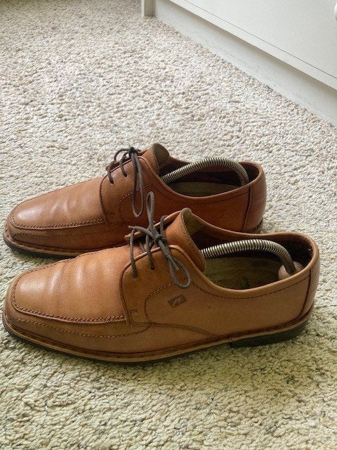 fraaie heren schoenen maat 43, Bruin, Fluchos, Ophalen of Verzenden, Zo goed als nieuw
