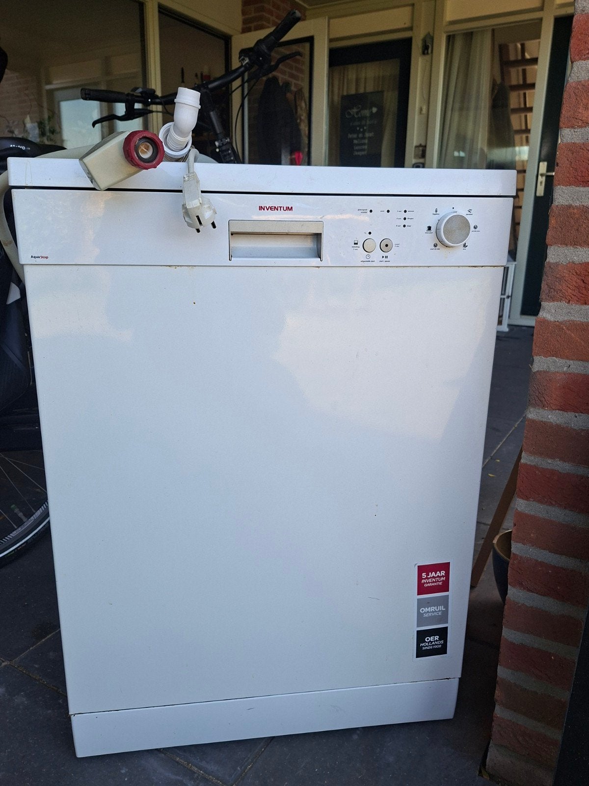 Inventum VVW6023AW Vrijstaande Vaatwasser A+++, Witgoed en Apparatuur, Ophalen, Gebruikt, 60 cm of meer, Energieklasse A of zuiniger