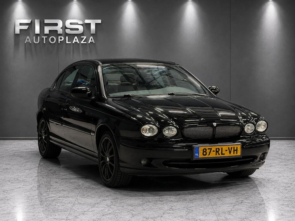 Jaguar X-type 2.5 V6 Executive LEDER/AIRCO/ELEKTR STOELEN |, Keurmerk '100% Onderhouden', 196 pk, Gebruikt, Zwart