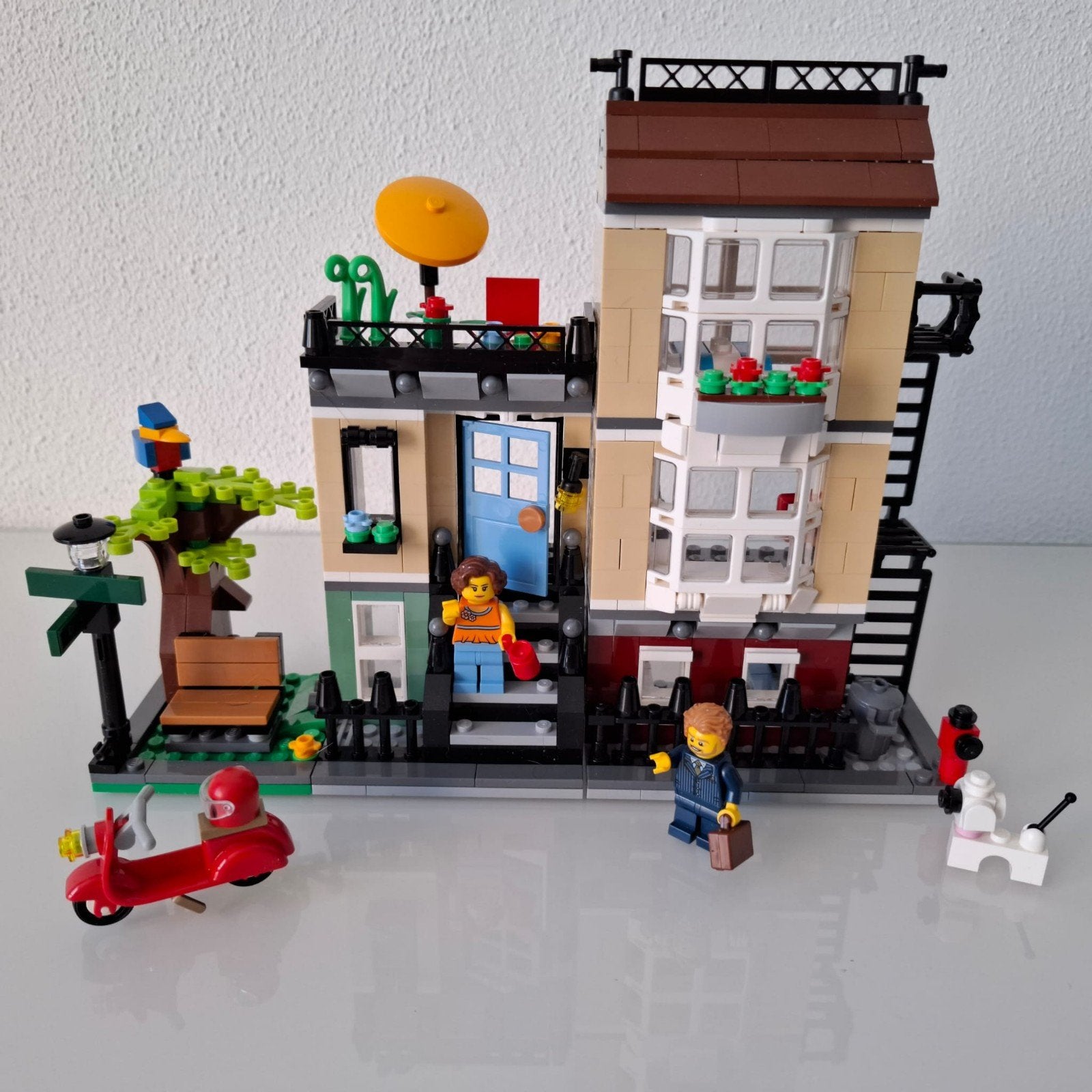 LEGO Creator 31065 Parkstraat woonhuis 3-in-1 set, Lego, Ophalen of Verzenden, Zo goed als nieuw, Compleet