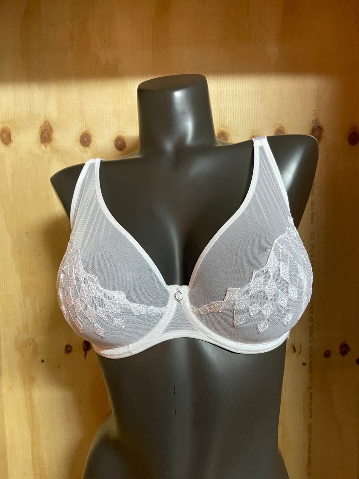 Chantelle bh 80f model 299110, Verzenden, Wit, BH
