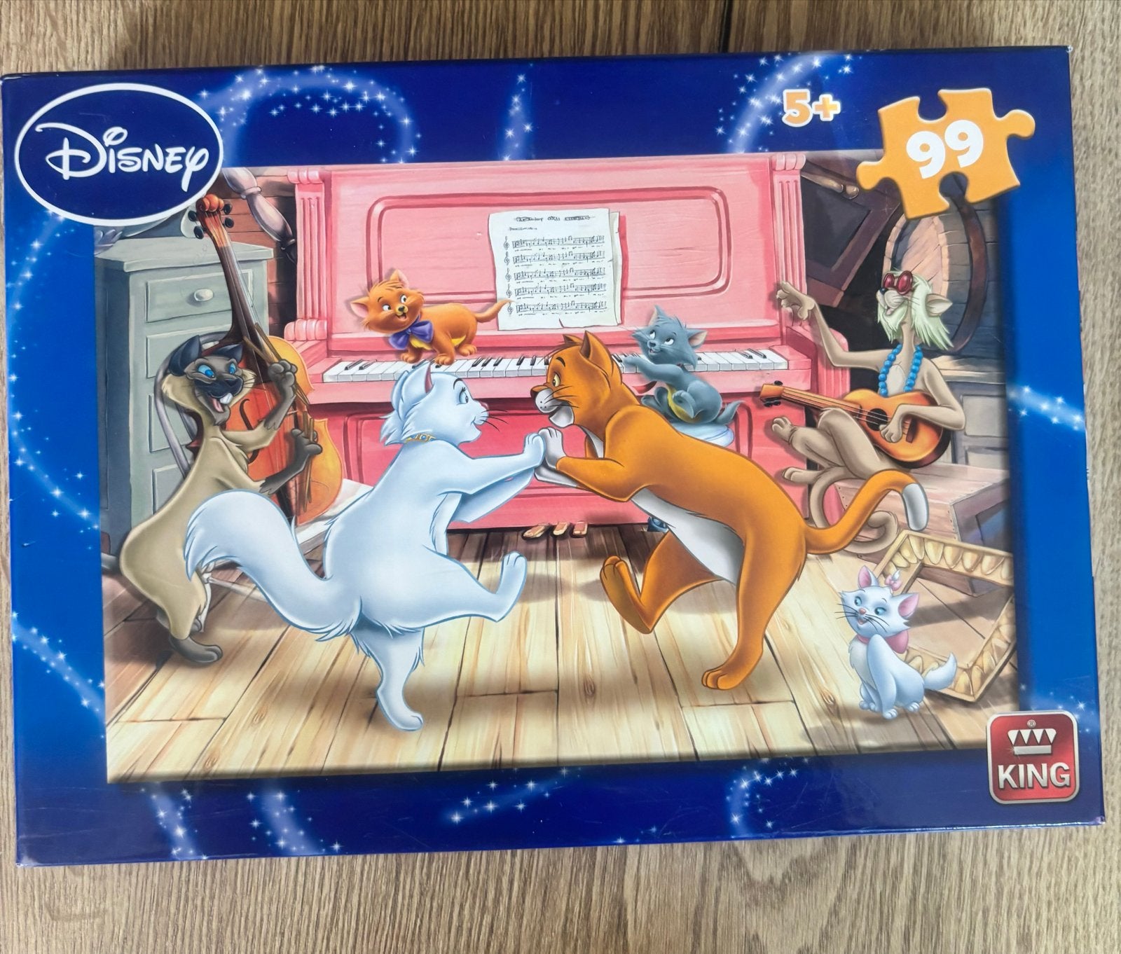 Disney Aristocats Legpuzzel 99 stukjes - King, Ophalen of Verzenden, Zo goed als nieuw