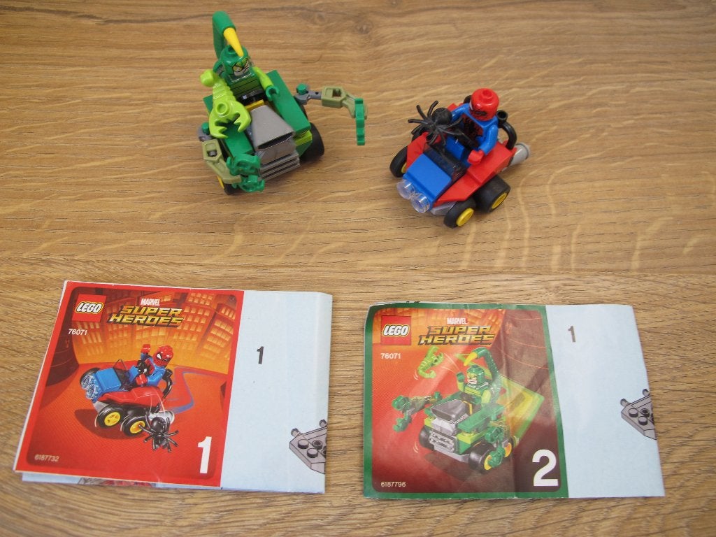 Lego Spiderman 76071 Marvel Spider-Man vs. Scorpion, Gebruikt, Marvel, Lego, Ophalen of Verzenden
