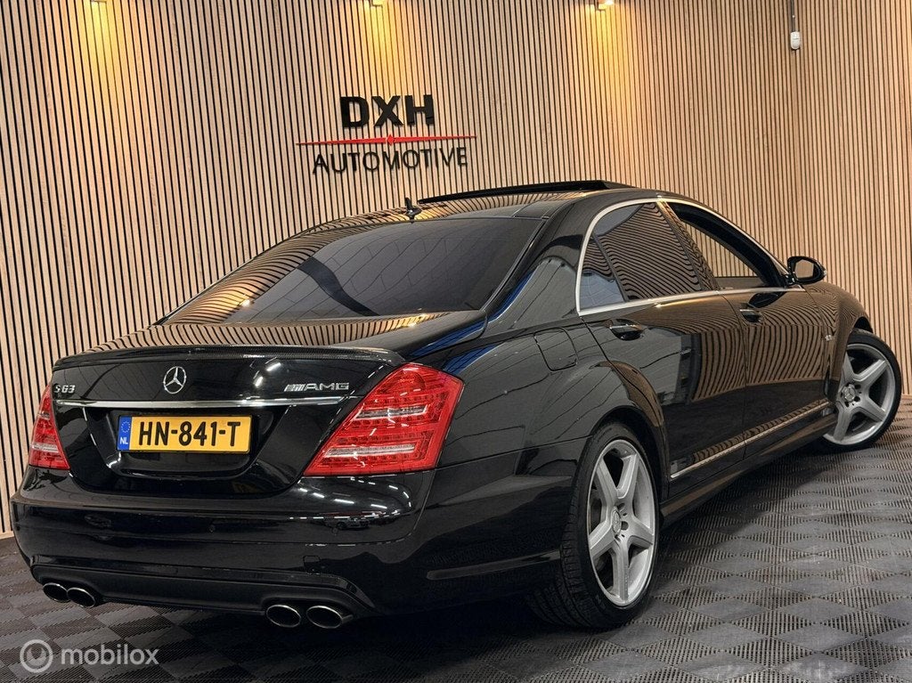 Mercedes S-klasse AMG S63 Lang 6.2 V8 PANO SOFTCL YOUNGTIMER, Auto's, Automaat, Achterwielaandrijving, Gebruikt, Zwart
