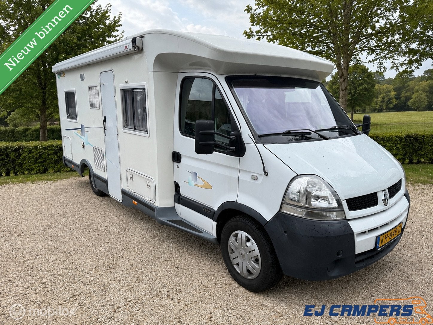 Renault CHAUSSON / Motorairco, Caravans en Kamperen, Campers, Ringverwarming, Hordeur, Half-integraal, Airbags