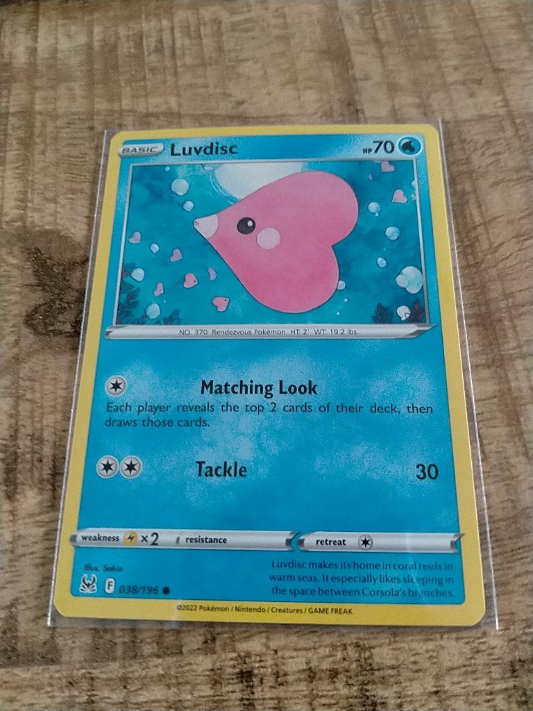 Pokemon lost Origin , Luvdisk 038/196, Verzenden, Zo goed als nieuw, Losse kaart