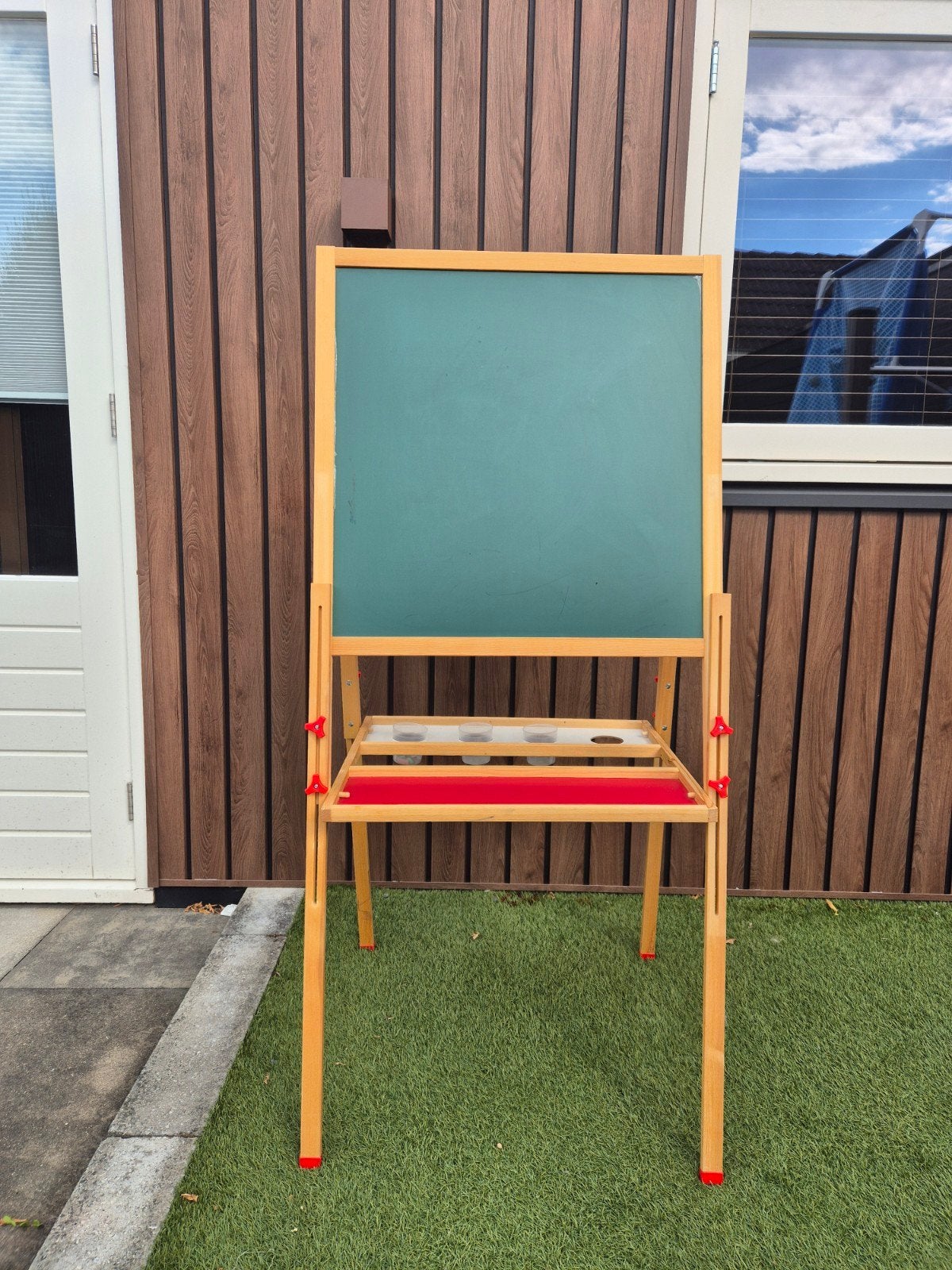 2 zijdig schoolbord, Ophalen, Zo goed als nieuw, Krijtbord