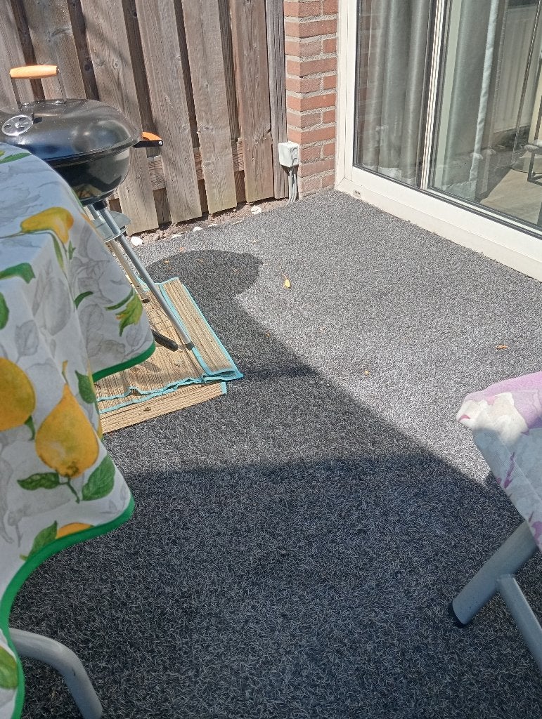 Buitentapijt/Kunstgras voor terras of balkon (24m2), Ophalen, Gebruikt
