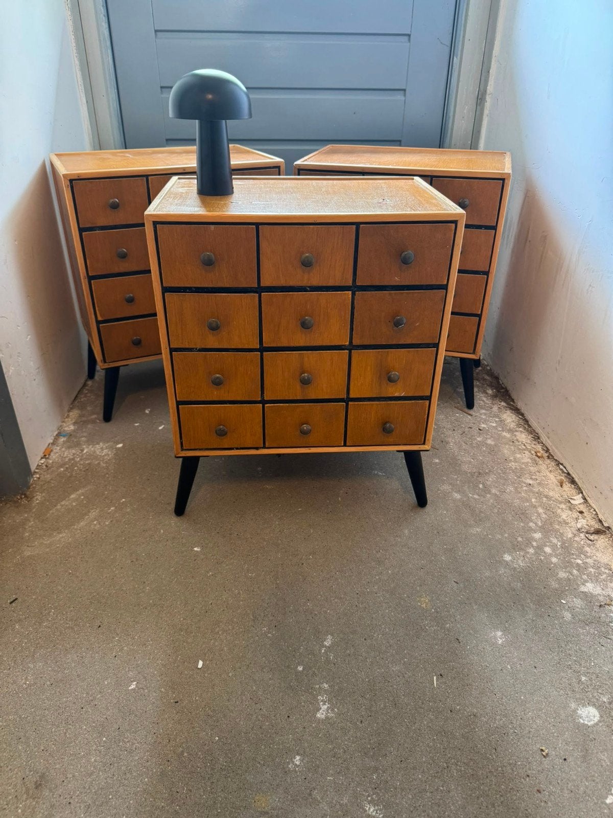 Vintage Retro Apothekerskast - 43x39x29 cm, Ophalen of Verzenden