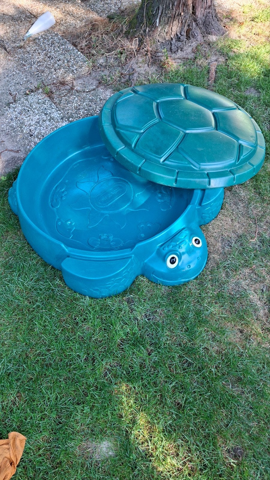 Little Tikes Schildpad Zandbak met deksel, Kinderen en Baby's, Speelgoed | Buiten | Zandbakken, Ophalen, Gebruikt