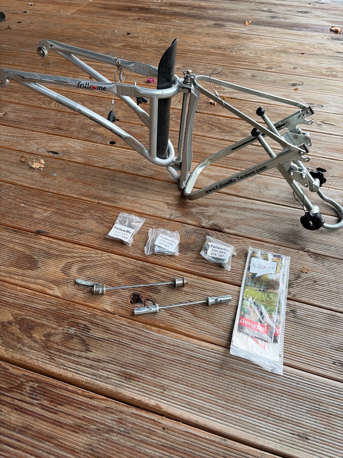 FollowMe Tandem Set - Compleet en Nette Staat, Ophalen of Verzenden, Gebruikt, Aanhangfiets, 20 tot 40 kg