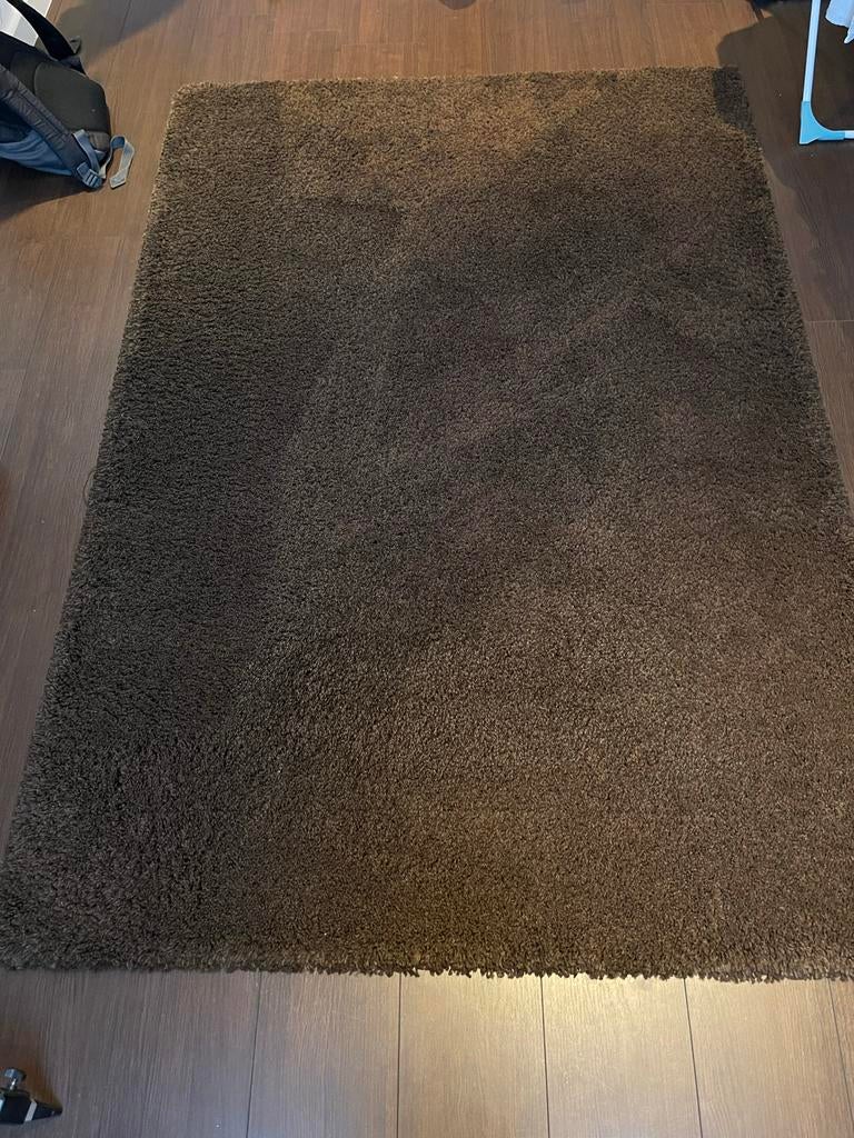 IKEA ÅDUM Vloerkleed - Bruin, 133x195 cm, Ophalen, 100 tot 150 cm, Bruin, Zo goed als nieuw