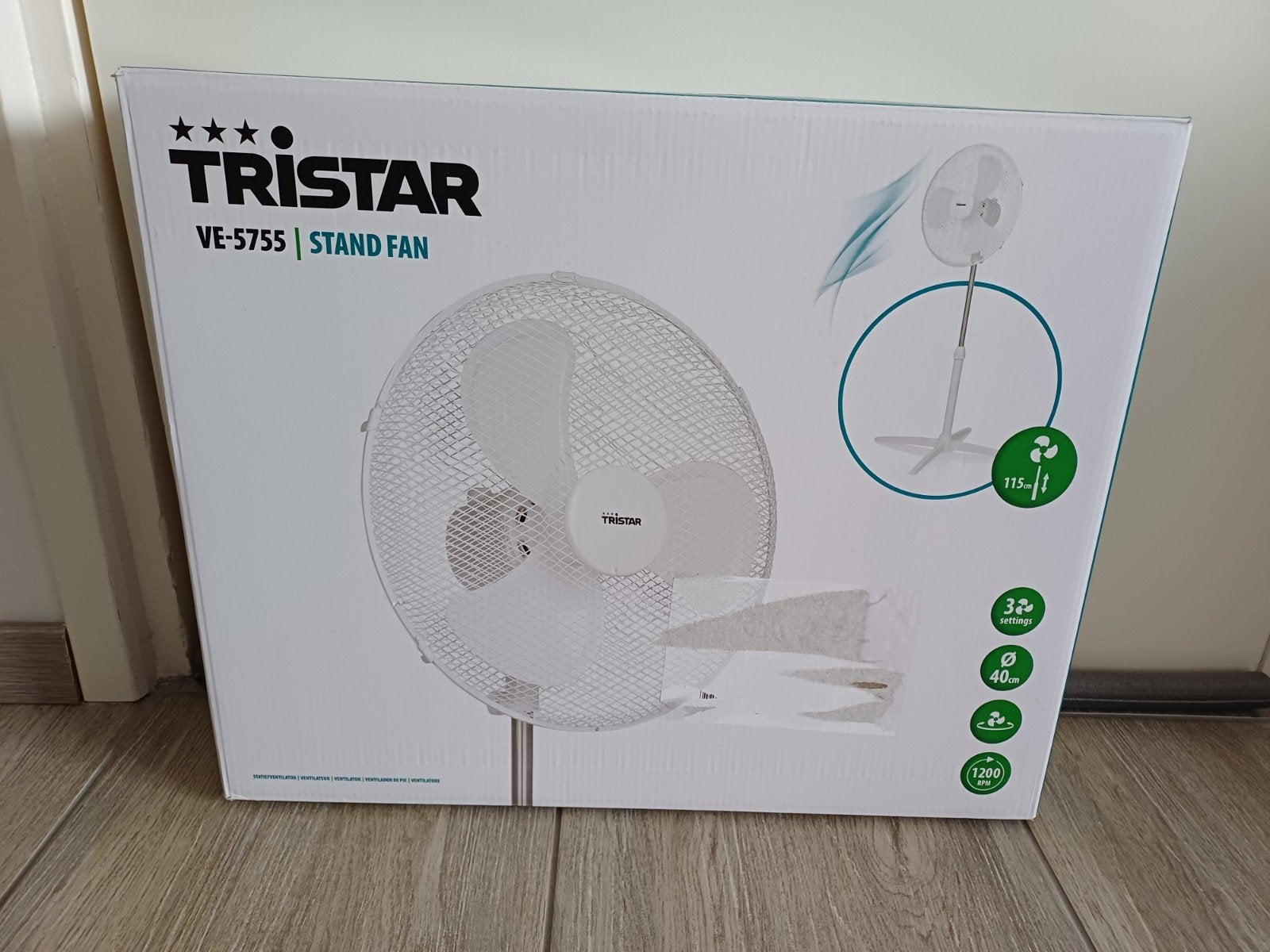 Tristar VE-5755, Ophalen, Nieuw, Statiefventilator