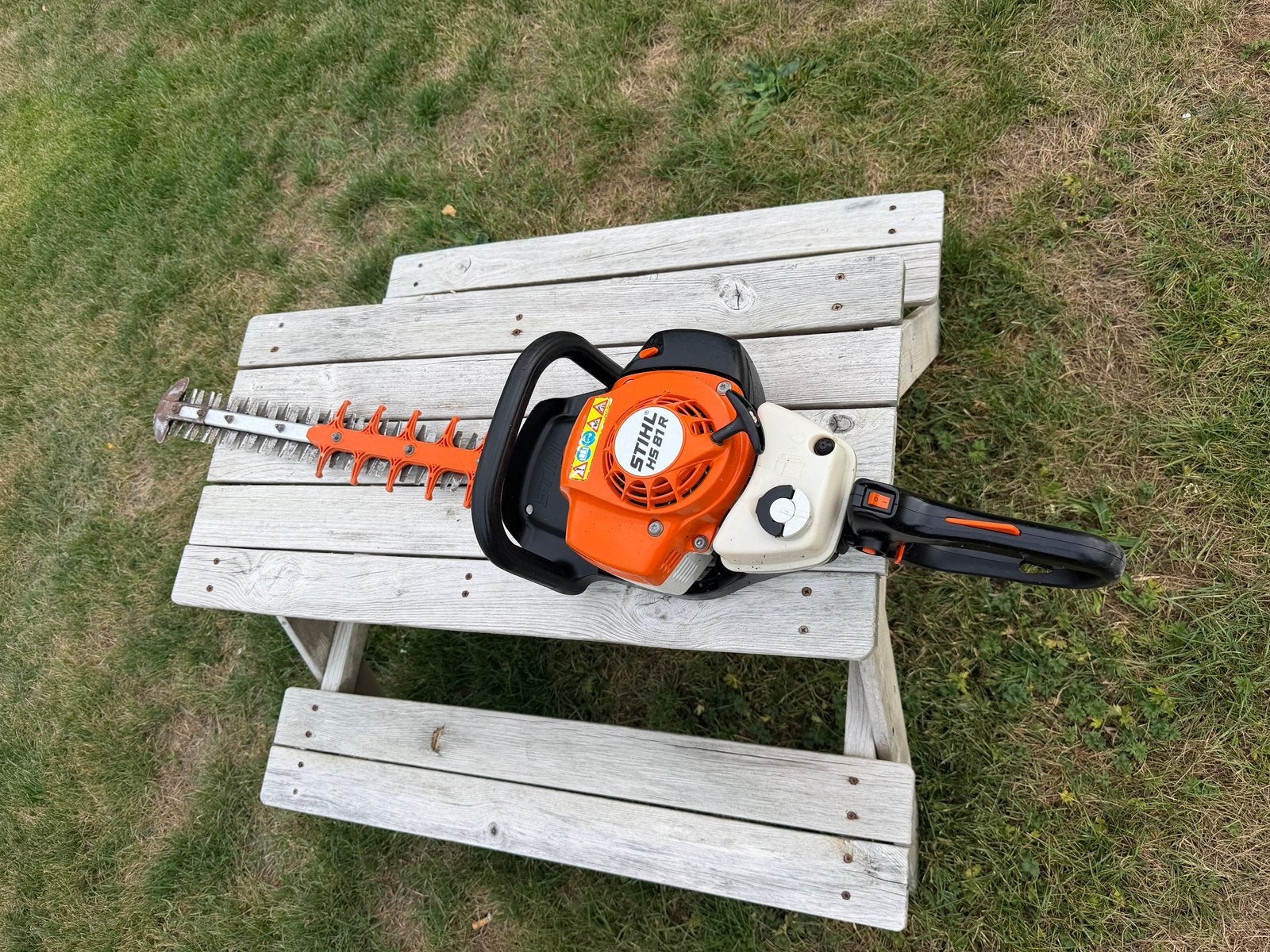 ‼️ Stihl hs81R heggeschaar ‼️, Ophalen, Gebruikt, Benzine