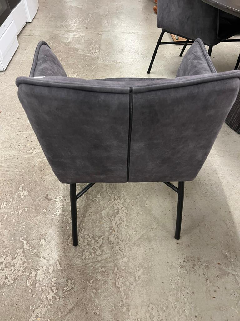 Eetkamerstoelen grijs set van 4, Ophalen, ., ., Grijs