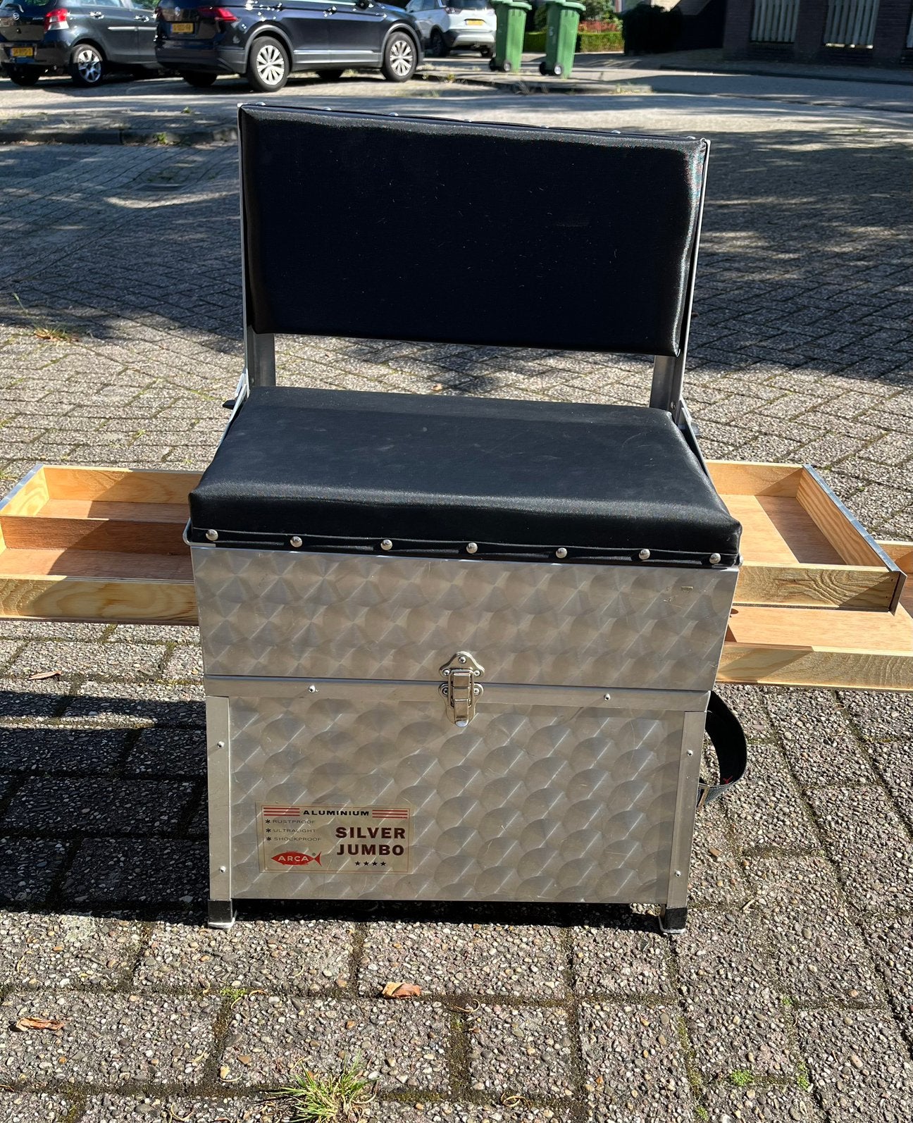 Viskist met rugsteun., Ophalen, Nieuw, Koffer of Tas