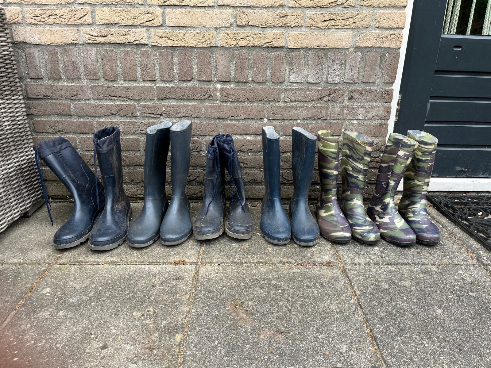 Diverse regenlaarzen - Verschillende maten en kleuren, Ophalen of Verzenden, Gedragen, Overige kleuren, Regenlaarzen