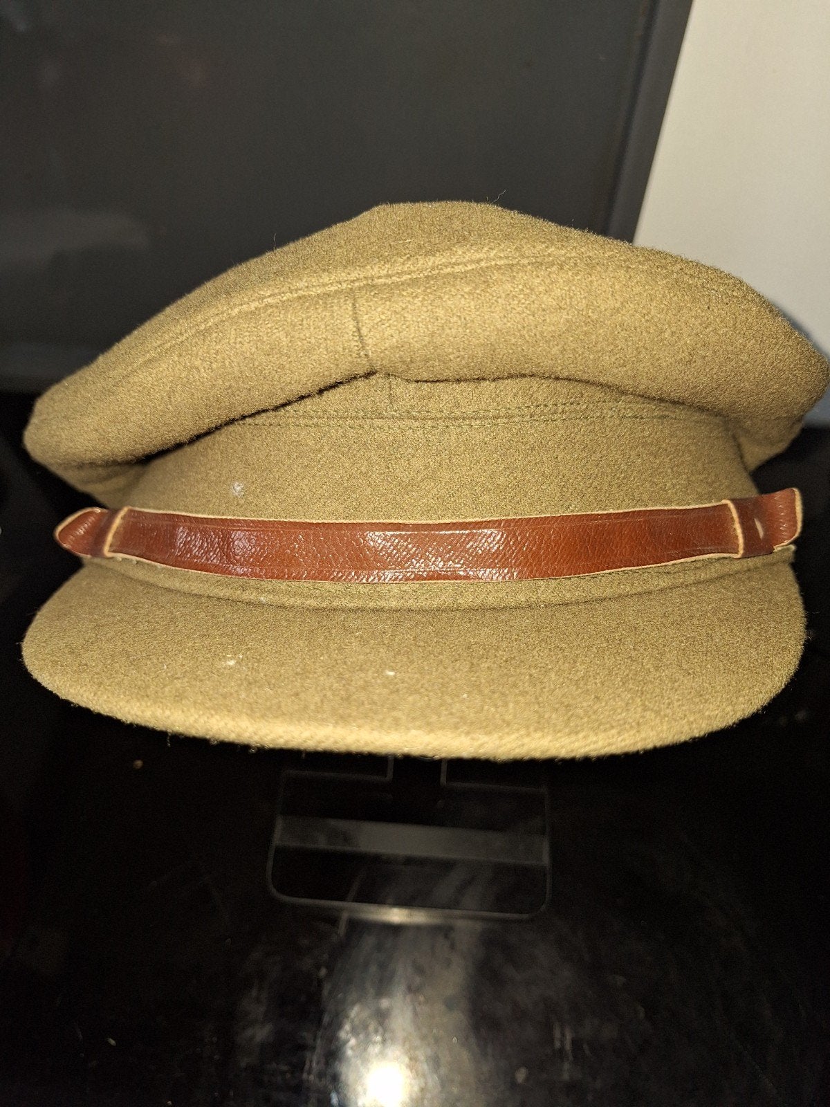 wollen militaire pet Nederland 1946-1950, Ophalen of Verzenden, Landmacht, Nederland, Helm of Baret