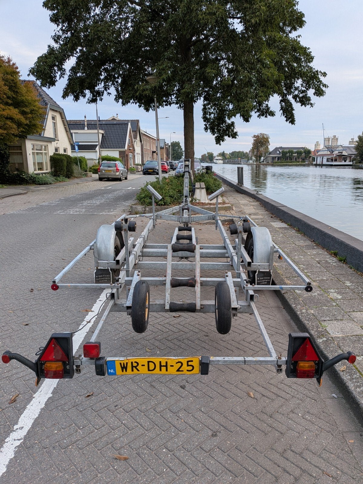 Pega Comfort ZB1800/600 1800kg boottrailer met kenteken, Watersport en Boten, Ophalen, Minder dan 1500 kg, Gebruikt, Verstelbare verlichting