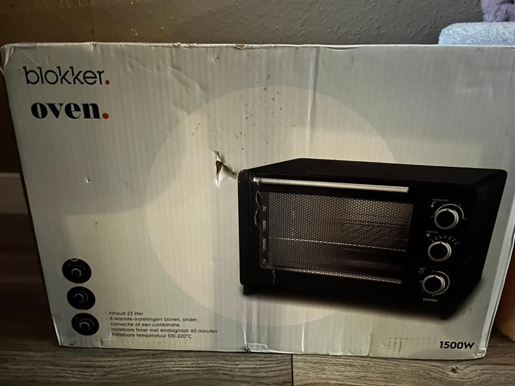 Oven, Witgoed en Apparatuur, Ophalen, Zo goed als nieuw, Minder dan 45 cm