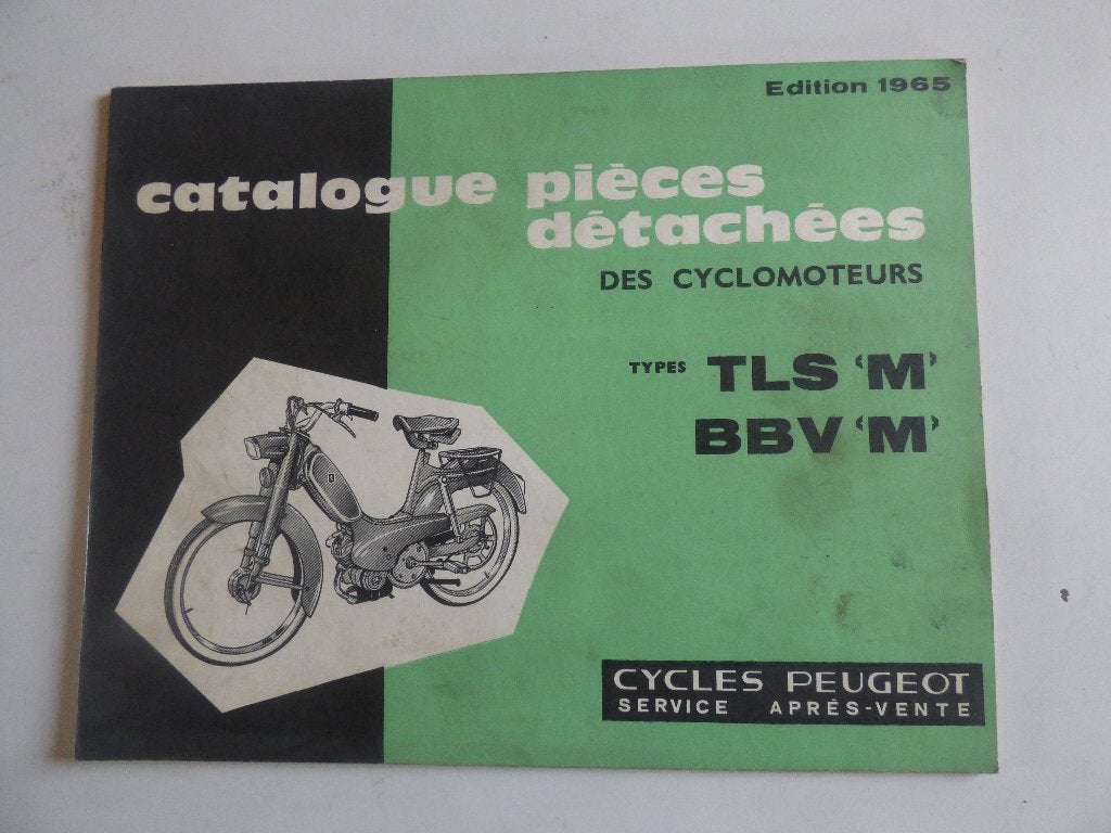 PEUGEOT TLS 'M' / BBV 'M' ONDERDELENLIJST, Ophalen of Verzenden, Gebruikt
