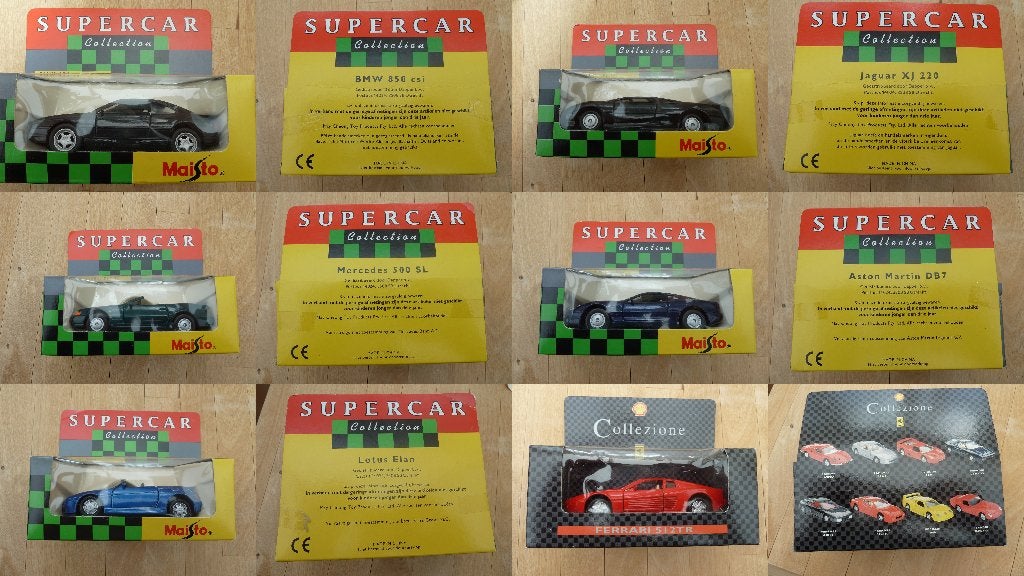 Shell Supercar Collectie + Collezione Ferrari (6 stuks), Ophalen of Verzenden, Nieuw