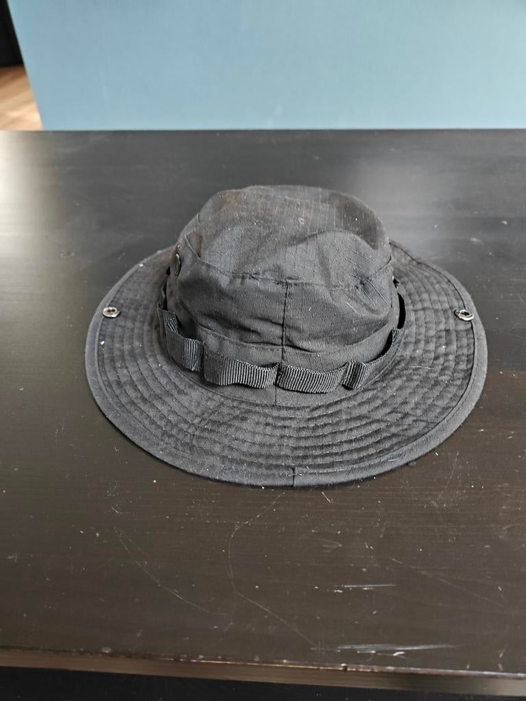 Zwarte Wildernishoed - Ideaal voor Outdoor Avonturen, Kleding | Heren, Hoeden en Petten, Gedragen, Hoed, One size fits all, Ophalen of Verzenden