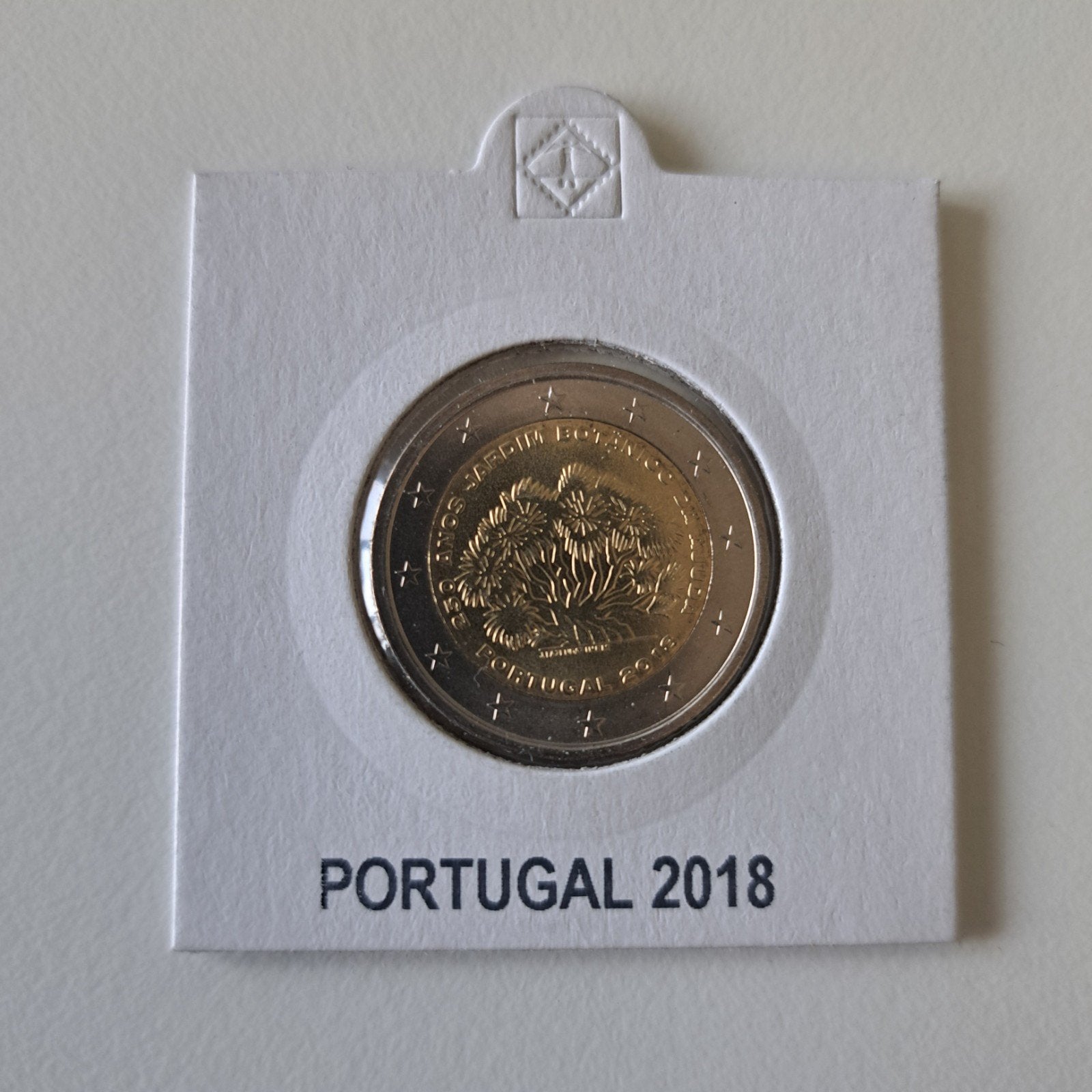 Portugese 2 euro munt 2018 Botanische Tuin Ajuda UNC, Postzegels en Munten, Munten | Europa | Euromunten, Ophalen of Verzenden