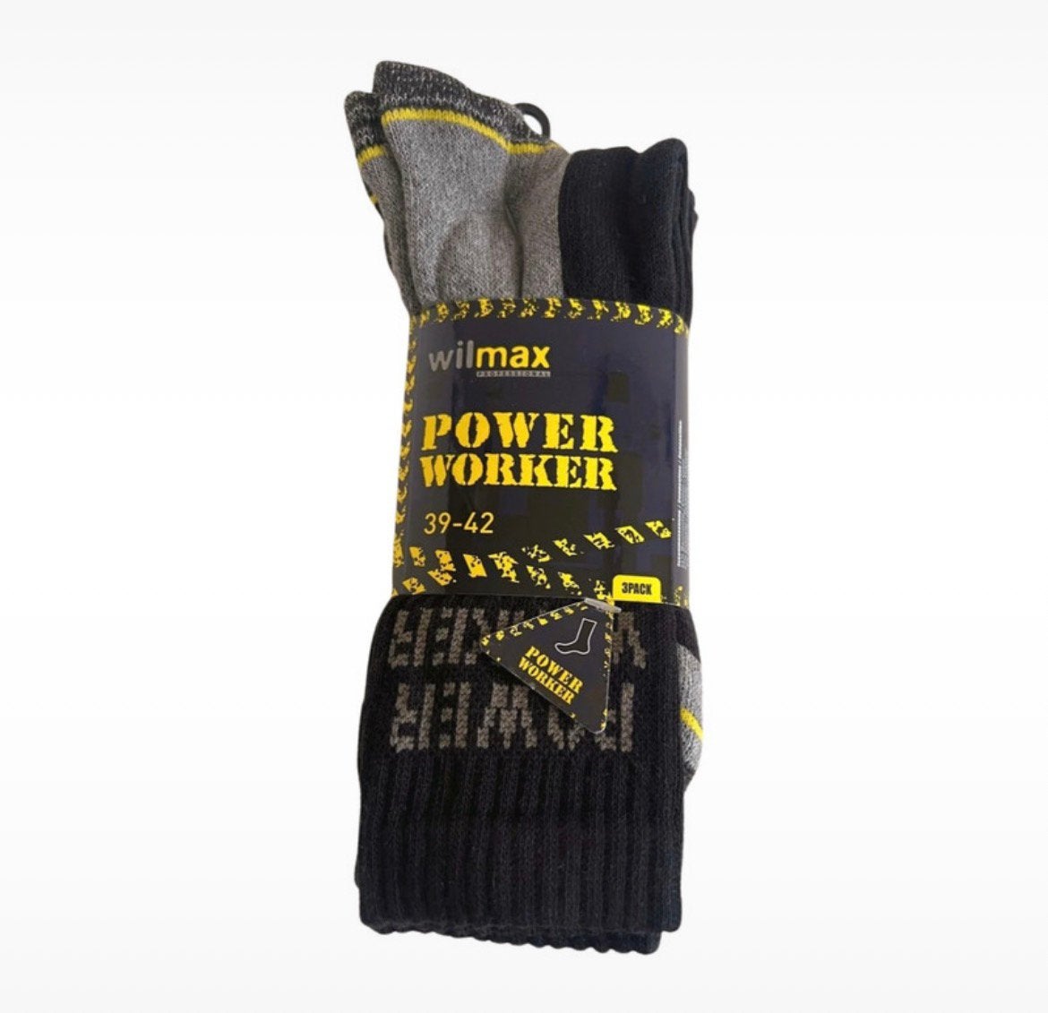 Wilmax Power Worker werksokken van Rohner - Maat 39-42, Verzenden, Zwart, Nieuw, Maat 39 t/m 42
