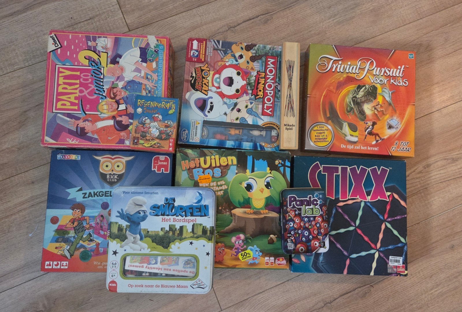 10 Leuke Gezelschapsspellen voor Jong en Oud, Een of twee spelers, Ophalen, Gebruikt