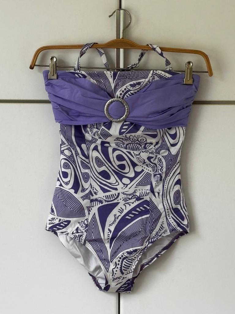 Nieuw Jamu Australia strapless borstprothese badpak. Maat 38, Ophalen of Verzenden, Nieuw, Paars, Badpak