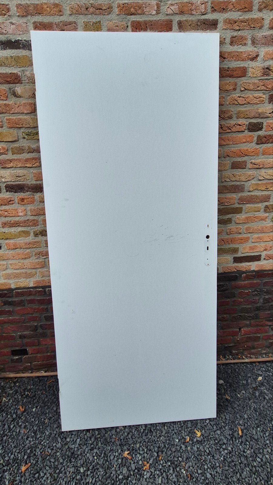 Witte binnendeur 87.5 x 201.5, Ophalen, 80 tot 100 cm, Binnendeur, Zo goed als nieuw
